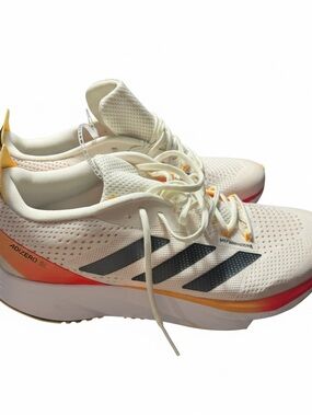 adidas Adizero SL men’s Cream and Black Orange running shoes size 10.5 New no bo